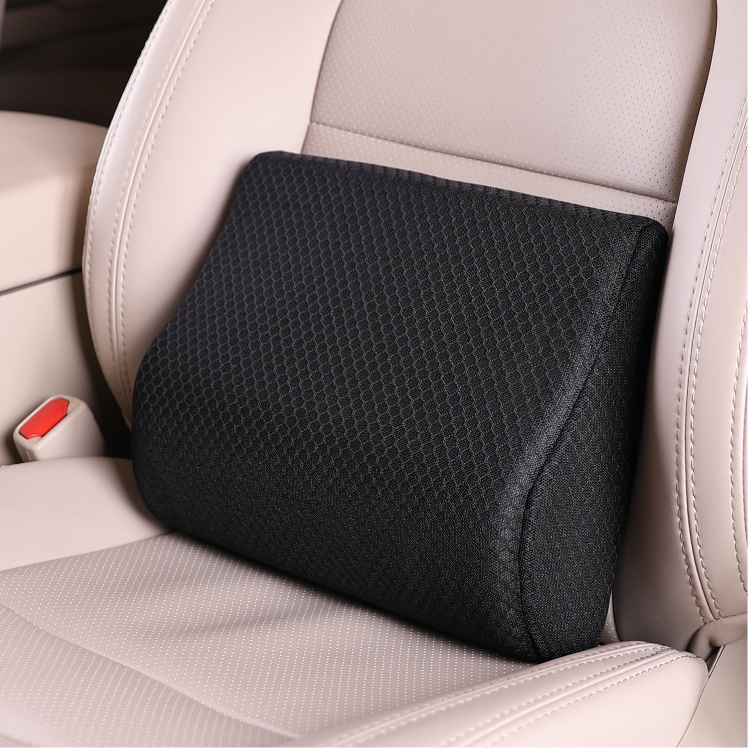 Car Seat Memory Foam Cushion Cover Sciatica & Lower Back Pain