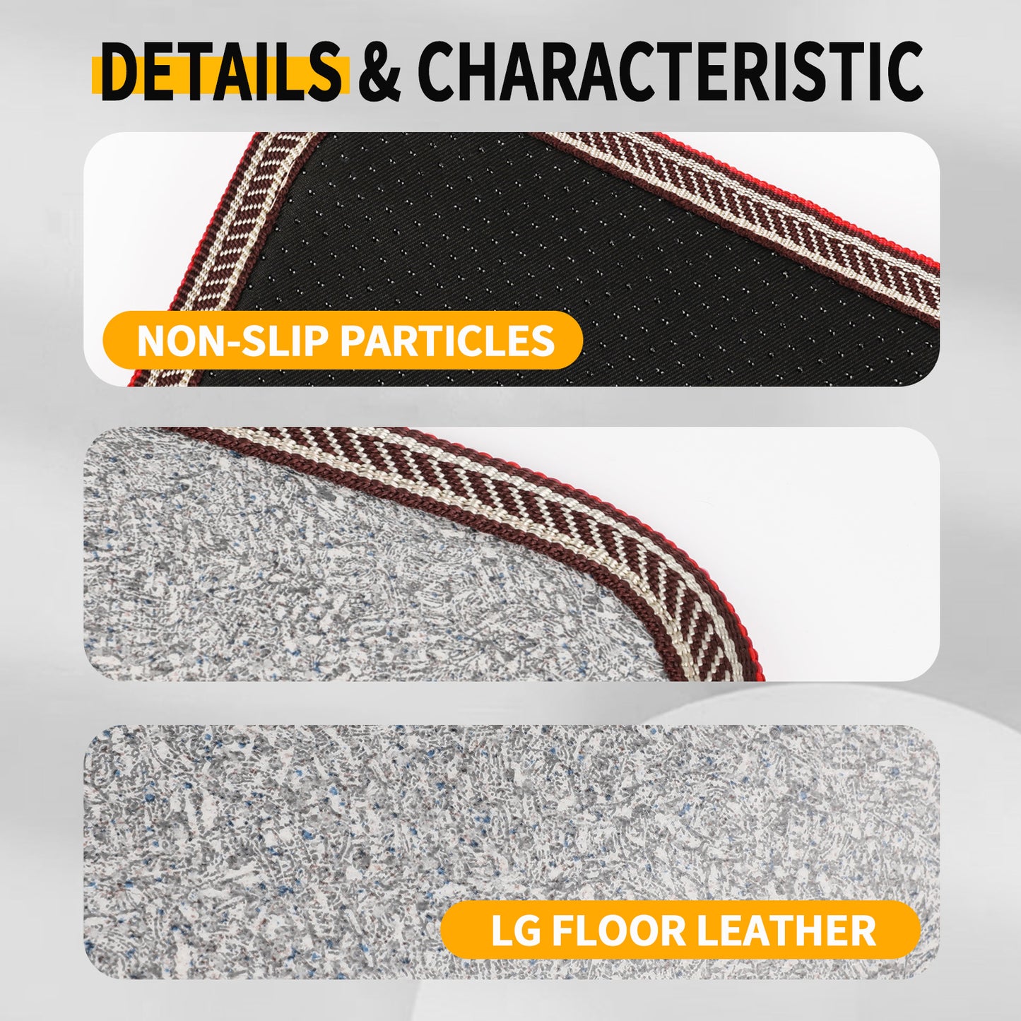 AC 230V Heated Floor Mat for Foot, Carbon Crystal Heating Pad, Electric Heated Foot Warmers for Office, Home（Grey）