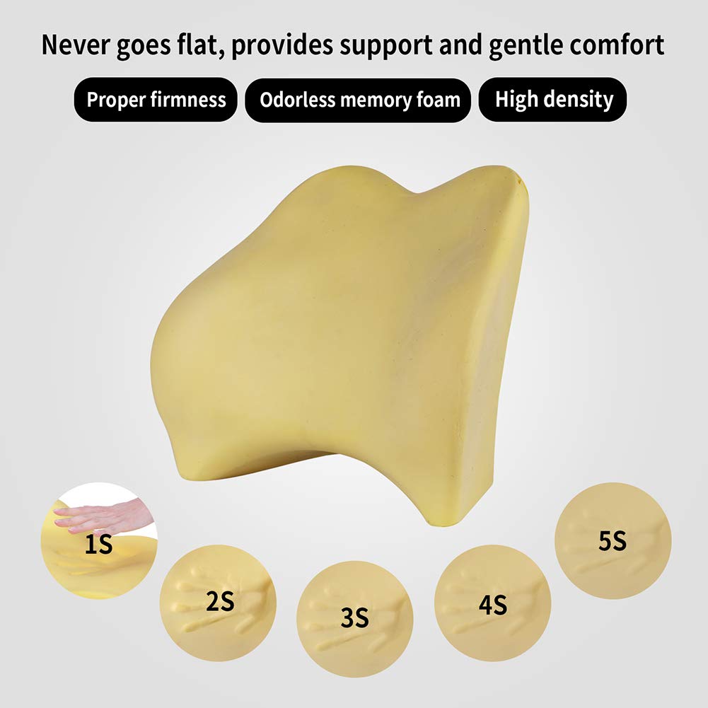 Lumbar Support Pillow Car Back Support, Custom fit for Car, Memory Foa –  FAMILY GIFTS